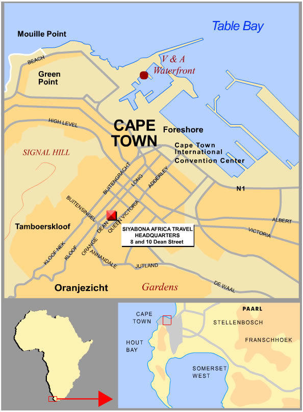 Where to find us in Cape Town